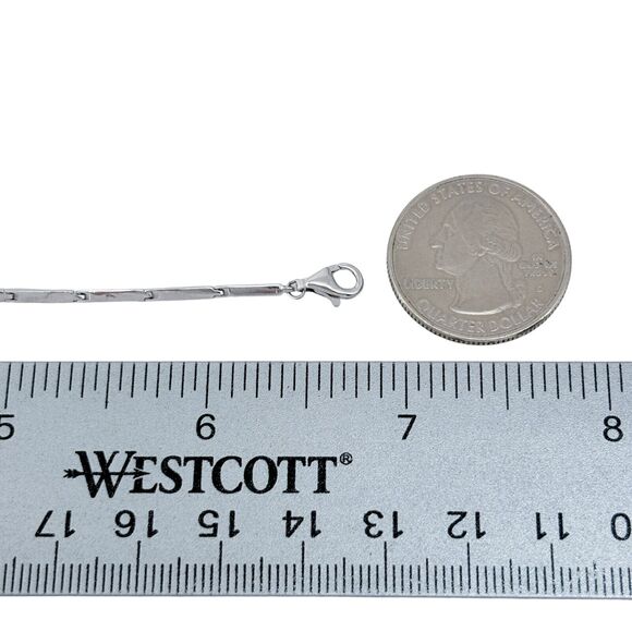 Vintage Sterling Silver 925 Purple Crystal Four Leaf Clover Bracelet 6.25-6.75" - Picture 2 of 4